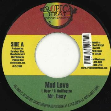 【中古】米7" Mr. Easy Mad Love NONE Tropical Heat Productions, Inc. /00080 【中古】米7" Mr. Easy Mad Love NONE Tropical Heat Productions, Inc. /00080