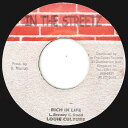 【中古】ジャマイカ7" Louie Culture Rich In Life NONE In The Streetz Records /00080(2)