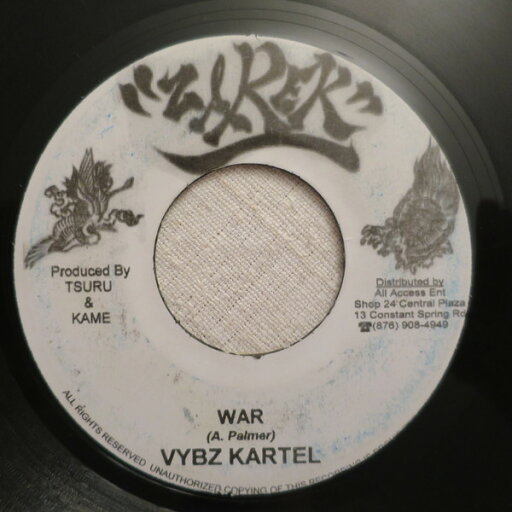 【中古】ジャマイカ7" Vybz Kartel / Daville War / Need It NONE Zarek (2) /00080 【中古】ジャマイカ7" Vybz Kartel / Daville War / Need It NONE Zarek (2) /00080