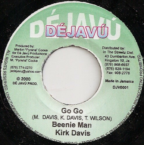 【中古】ジャマイカ7&quot; Beenie Man, Kirk Davis Go Go DJV0001 D?jav? /00080
