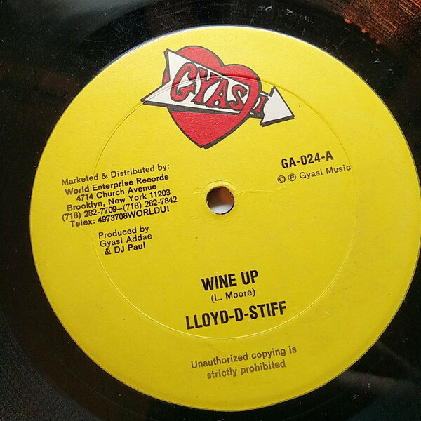 米12” Lloyd-d-stiff Wine Up GA024 GYASI /00250