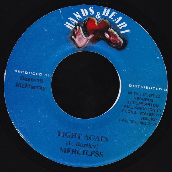 【中古】ジャマイカ7" Merciless / Nu Barn Thugz Fight Again / Topp A Top NONE Hands & Heart /00080