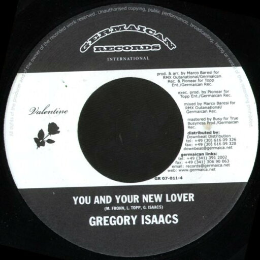 【中古】独7" Gregory Isaacs You And Your New Lover GR070114 Germaican Records International /00080 【中古】独7" Gregory Isaacs You And Your New Lover GR070114 Germaican Records International /00080
