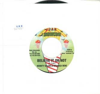 【中古】ジャマイカ7" Bounty Killer, Spragga Benz Believe It Or Not JS001 JAH SNOWCONE /00080