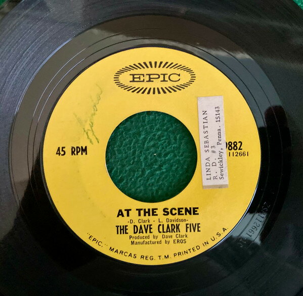 【中古】米7" The Dave Clark Five At The Scene 59882 Epic /00080