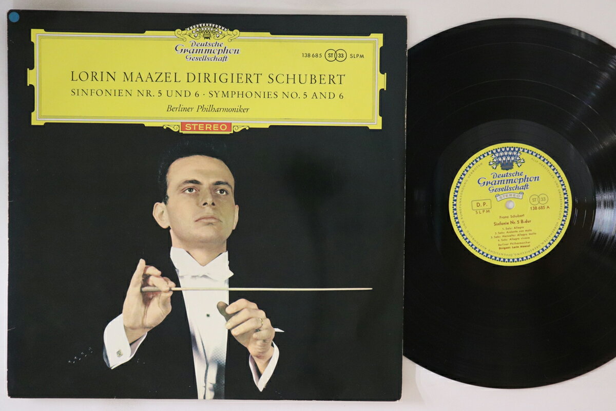 【中古】独LP ロリン・マゼール, ベルリン・フィル シューベルト　交響曲第5番変ロ町長　同第六番ハ長調 SLPM138685 DEUTSCHE GRAMMOPHON /00260