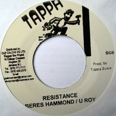 【中古】ジャマイカ7” Beres Hammond / U-Roy Resistance NONE Tappa Records /00080