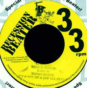 7” Earl Sixteen Milk &amp; Honey / Children Of The Emperor GPRB001 Gussie P Records /00080