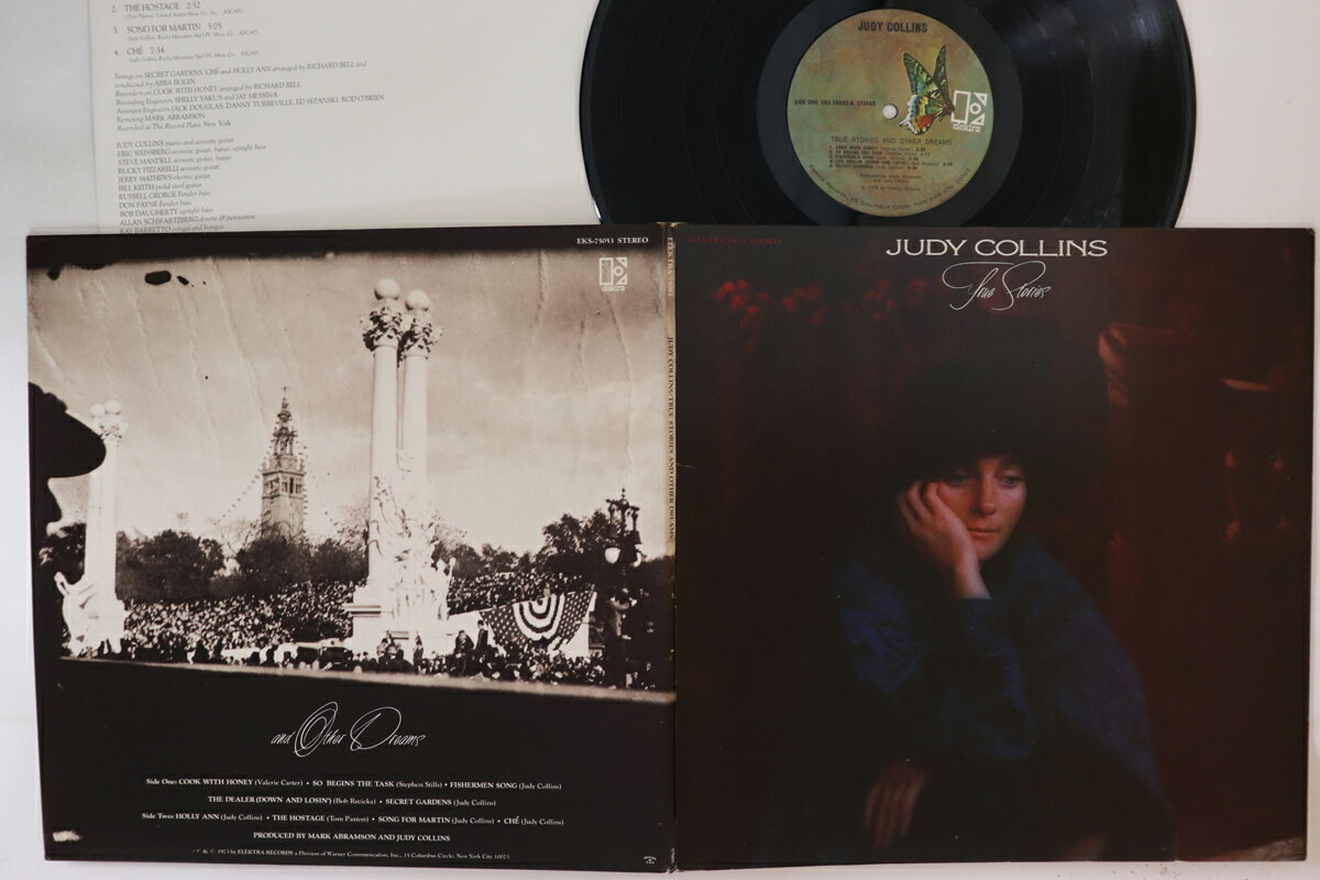 【中古】米LP Judy Collins True Stories And Other Dreams EKS75053 ELEKTRA /00400