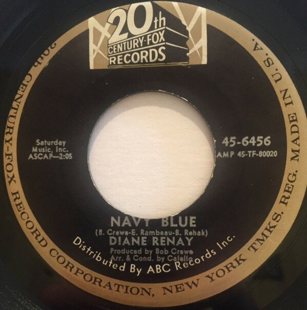 ・アーティスト Diane Renay ・タイトル Navy Blue / Unbelievable Guy ・レーベル・型番 20th Century Fox Records 456456 ・フォーマット 7インチレコード ・コンディション(盤) 可 (VG) ・コンディション(ジャケット) プレインカバー（元ジャケット／カバー無し） ・コンディション(帯) オビなし ・特記事項 サンプル画像です。実際の商品の画像ではありません 商品写真はバーコード/カタログ番号に対応したサンプル画像ですので、お送りする商品の画像ではありません。帯やライナーなどの付属品は、特記事項に記載されている場合のみ含まれます。プロモやカラーレコードなどの仕様についても、該当する場合のみ特記事項に記載しています。 【ご購入前に必ずご確認ください】 ・本店サイト(www.recordcity.jp)とは価格、送料が違います ・本店サイト、その他支店のオーダーとは同梱発送できません ・注文確定後に別の注文を頂いた場合、注文同士の同梱は致しかねます。 ・別倉庫から発送しているため、店頭受け渡しは対応しておりません ・一部商品は他の通販サイトでも販売しているため、ご注文のタイミングによっては商品のご用意ができない場合がございます。 ・土日祝日はお休みです 金曜・祝前日9時以降のご連絡またはご入金は、返答または発送が週明け・祝日明けに順次対応となります。 ・ご購入後のキャンセル不可 ご購入後のキャンセルはいかなる理由においてもお受けできません。ご了承の上、ご購入くださいませ。 ・日本郵便(ゆうパック/ゆうメール)によるお届けになります。 ・中古品であることをご理解ください 当ストアでは中古商品を主に販売しております。中古品であることをご理解の上ご購入ください。また、一部商品はRecordCityオンラインストアで試聴可能です。 ・返品について お客様のご都合による返品は一切承っておりません。 表記の内容と実際の商品に相違がある場合、また針飛び等で返品・返金をご希望される場合は、商品の到着後1週間以内にご連絡ください。商品の返送をこちらで確認後、キャンセル・返金を行います。 コンディションVG以下の商品は返品できません。プレイに影響のない表面のこすれ傷、プレス起因のノイズ盤は返品の対象外です。 【コンディション表記】 ・ほぼ新品(M-)(Like New) 完全な新品。未使用。当店ではほぼ使用しません ・非常に良い(EX)(Excellent) 中古盤として美品な状態。わずかな経年を感じるものの傷みを感じさせない、当店基準で最高の状態 ・良い(VG+)(Very Good Plus) 丁寧に扱われた中古品で、軽い使用感がみられる。 ・可(VG)(Acceptable) 使い込まれた中古品で、「良い」よりもさらに使用感がみられる。 ・悪い(VG-)(Bad) 状態が悪いアイテム。使用の保障はなく、再生不可、針飛び、目立つノイズがあるかもしれない。状態によるクレーム不可。返品不可。 ・非常に悪い(G)(Very Bad) 「悪い」よりさらに状態が悪いアイテム。使用の保障はなく、再生不可、針飛び、目立つノイズがあるかもしれない。状態によるクレーム不可。返品不可。 ・ジャンク(Fair)(Junk/Fair) 割れている、反っている、水ダメージがある、カビ、ジャケットが分離している、ひどい書き込み、ひどい擦れなど最低の状態。使用の保障はなく、再生不可、針飛び、目立つノイズがあるかもしれない。状態によるクレーム不可。返品不可。 ・ジャンク(Poor)(Junk/Poor) 割れている、反っている、水ダメージがある、カビ、ジャケットが分離している、ひどい書き込み、ひどい擦れなど最低の状態。使用の保障はなく、再生不可、針飛び、目立つノイズがあるかもしれない。状態によるクレーム不可。返品不可。