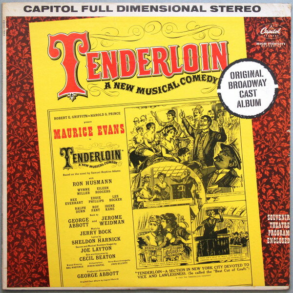 【中古】米LP Jerry Bock & Sheldon Harnick Tenderloin - A New Musical Comedy (Original Broadwa SWAO1492 Capitol Records /00260