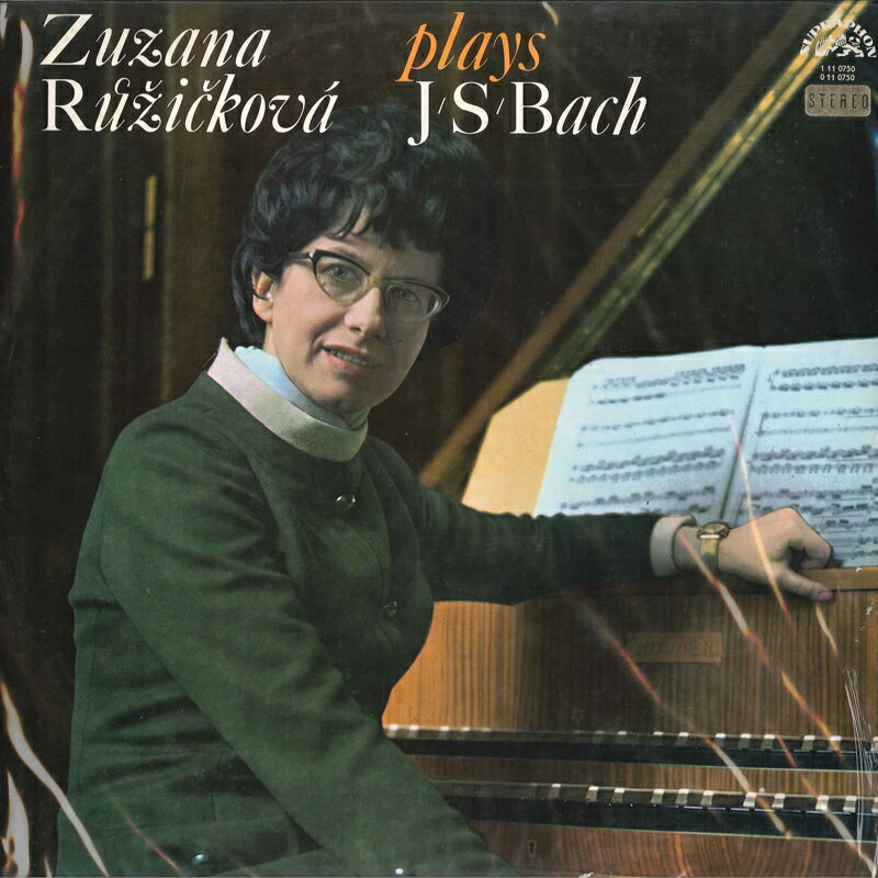 ����šۥ�����LP Zuzana Ruzickova Zuzana Ruzickova Plays J.s.bach 1110750 SUPRAPHON /00...