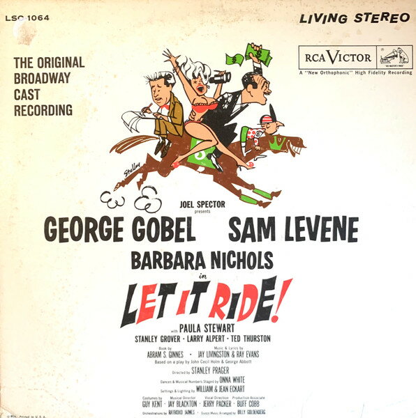 【中古】米LP Livingston & Evans /, George G Let It Ride! (The Original Broadway Cast Recording) LSO1064 RCA Victor /00260