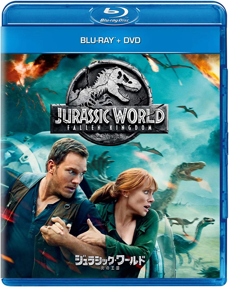 [중고] 2discs Blu-ray Blu-ray 쥬라기 월드 / 불꽃의 왕국 블루 레이 + DVD 세트 GNXF2400 미개봉 /00105