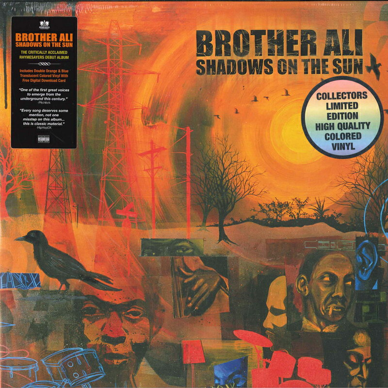 2discs LP Brother Ali Shadows On The Sun (Orange Blue Vinyl) RSE00341ORANGEB Rhymesayers Entertai 未開封 /00660