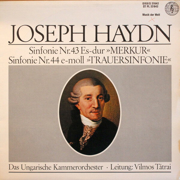 ・アーティスト Joseph Haydn, Das Ungarische Kammerorchester, Vilmos Tatrai ・タイトル Sinfonie Nr. 43 Es-Dur Merkur / Sinfonie Nr. 44 E-Moll Trauersinfonie ・レーベル・型番 Orbis 21642 ・フォーマット LPレコード ・コンディション(盤) 良い (VG+) ・コンディション(ジャケット) 可 (VG) ・コンディション(帯) オビなし ・特記事項 【カバー抜け】【ブックレット付き】 サンプル画像です。実際の商品の画像ではありません 商品写真はバーコード/カタログ番号に対応したサンプル画像ですので、お送りする商品の画像ではありません。帯やライナーなどの付属品は、特記事項に記載されている場合のみ含まれます。プロモやカラーレコードなどの仕様についても、該当する場合のみ特記事項に記載しています。 【ご購入前に必ずご確認ください】 ・本店サイト(www.recordcity.jp)とは価格、送料が違います ・本店サイト、その他支店のオーダーとは同梱発送できません ・注文確定後に別の注文を頂いた場合、注文同士の同梱は致しかねます。 ・別倉庫から発送しているため、店頭受け渡しは対応しておりません ・一部商品は他の通販サイトでも販売しているため、ご注文のタイミングによっては商品のご用意ができない場合がございます。 ・土日祝日はお休みです 金曜・祝前日9時以降のご連絡またはご入金は、返答または発送が週明け・祝日明けに順次対応となります。 ・ご購入後のキャンセル不可 ご購入後のキャンセルはいかなる理由においてもお受けできません。ご了承の上、ご購入くださいませ。 ・日本郵便(ゆうパック/ゆうメール)によるお届けになります。 ・中古品であることをご理解ください 当ストアでは中古商品を主に販売しております。中古品であることをご理解の上ご購入ください。また、一部商品はRecordCityオンラインストアで試聴可能です。 ・返品について お客様のご都合による返品は一切承っておりません。 表記の内容と実際の商品に相違がある場合、また針飛び等で返品・返金をご希望される場合は、商品の到着後1週間以内にご連絡ください。商品の返送をこちらで確認後、キャンセル・返金を行います。 コンディションVG以下の商品は返品できません。プレイに影響のない表面のこすれ傷、プレス起因のノイズ盤は返品の対象外です。 【コンディション表記】 ・ほぼ新品(M-)(Like New) 完全な新品。未使用。当店ではほぼ使用しません ・非常に良い(EX)(Excellent) 中古盤として美品な状態。わずかな経年を感じるものの傷みを感じさせない、当店基準で最高の状態 ・良い(VG+)(Very Good Plus) 丁寧に扱われた中古品で、軽い使用感がみられる。 ・可(VG)(Acceptable) 使い込まれた中古品で、「良い」よりもさらに使用感がみられる。 ・悪い(VG-)(Bad) 状態が悪いアイテム。使用の保障はなく、再生不可、針飛び、目立つノイズがあるかもしれない。状態によるクレーム不可。返品不可。 ・非常に悪い(G)(Very Bad) 「悪い」よりさらに状態が悪いアイテム。使用の保障はなく、再生不可、針飛び、目立つノイズがあるかもしれない。状態によるクレーム不可。返品不可。 ・ジャンク(Fair)(Junk/Fair) 割れている、反っている、水ダメージがある、カビ、ジャケットが分離している、ひどい書き込み、ひどい擦れなど最低の状態。使用の保障はなく、再生不可、針飛び、目立つノイズがあるかもしれない。状態によるクレーム不可。返品不可。 ・ジャンク(Poor)(Junk/Poor) 割れている、反っている、水ダメージがある、カビ、ジャケットが分離している、ひどい書き込み、ひどい擦れなど最低の状態。使用の保障はなく、再生不可、針飛び、目立つノイズがあるかもしれない。状態によるクレーム不可。返品不可。