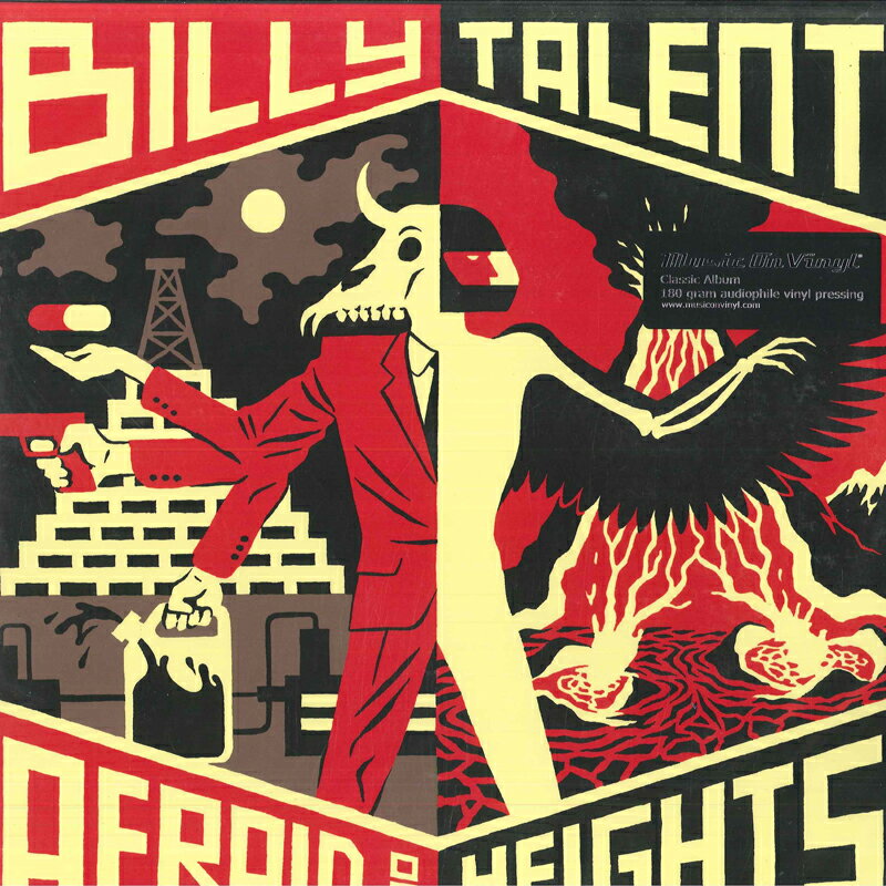 【新品】欧2LP Billy Talent Afraid Of Heights MOVLP2815 Warner Music Canada, /00660