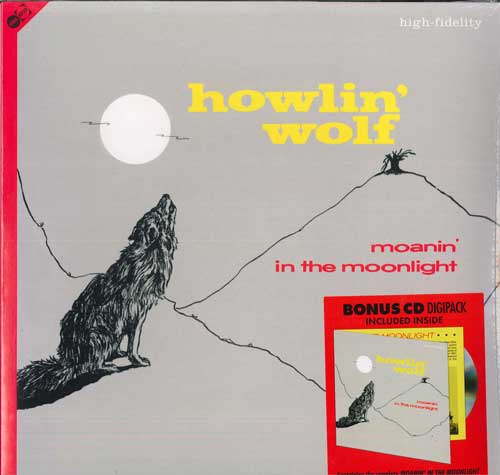【新品】欧2LP Howlin Wolf Moanin In The Moonlight 77028 Groove Replica 未開封 /00520
