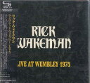 【新品】CD リック・ウェイクマン ライヴ・アット・ウェンブリー 1975 (SHM-CD) BEL254175 BELLE ANTIQUE 紙ジャケ 未開封 /00110