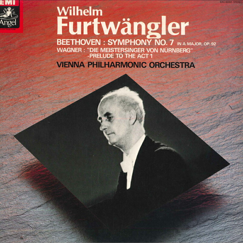 【中古】LP ウィルヘルム・フルトヴェングラー ベートーヴェン 交響曲第7番イ長調作品92 EAC50063 ANGEL /00260