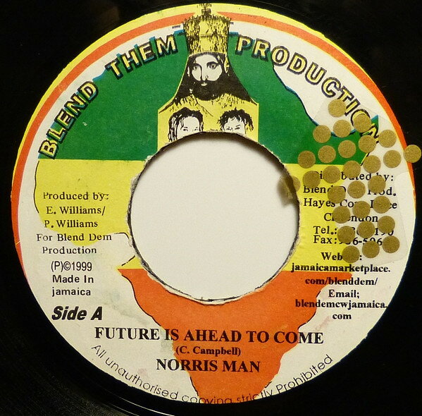 【中古】7” Norrisman Future Is Ahead To Come NONE Blend Them Productio /00080