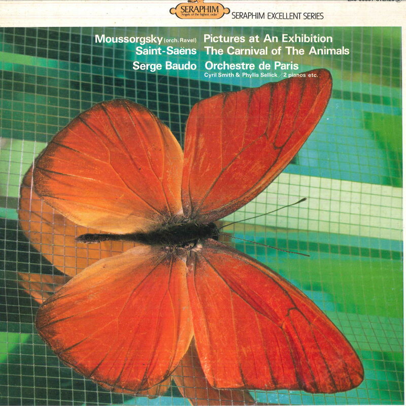 【中古】LP セルジュ ボード指揮/パリ管弦楽団/他 ムソルグスキー/組曲&lt;展覧会の絵&gt;,サンサーン..