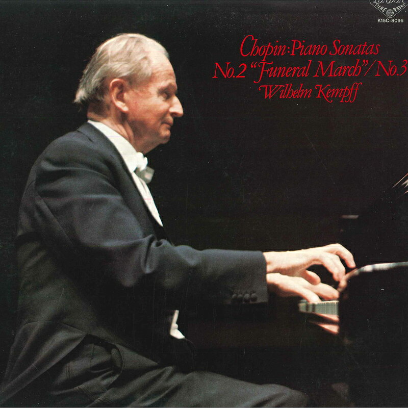 【中古】LP Wilhelm Kempff Chopin:piano Sonatas No.2 "funeral Marcb"、no.3 K15C8096 LONDON /00260