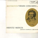 【中古】10" シャルル・ミュンシュ指揮 ボストン交響楽団 ベートーヴェン ヴァイオリン協奏曲ニ長調 HP142 VICTOR /00200
