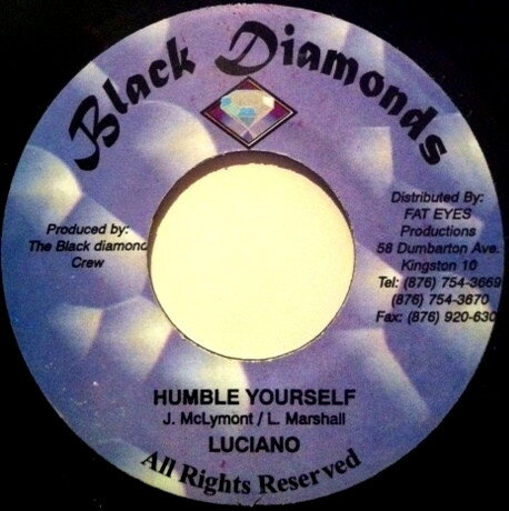 【中古】ジャマイカ7" Luciano / Crucial Bankey Humble Yourself / Cush Woman NONE Black Diamonds /00080 【中古】ジャマイカ7" Luciano / Crucial Bankey Humble Yourself / Cush Woman NONE Black Diamonds /00080