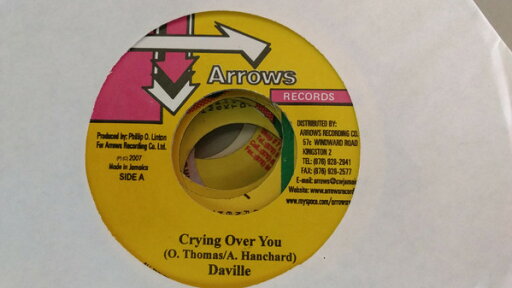 【中古】ジャマイカ7" Daville / J. Carter Crying Over You / Do What You Want To Do NONE Arrows Records /00080 【中古】ジャマイカ7" Daville / J. Carter Crying Over You / Do What You Want To Do NONE Arrows Records /00080