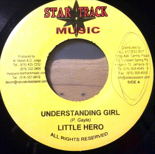 【中古】ジャマイカ7" Little Hero, Devon Jorge Understanding Girl / Cold Heart NONE Star Track Music /00080