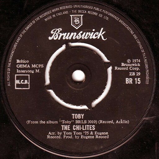 【中古】英7" Chi-Lites Toby BR15 Brunswick /00080 【中古】英7" Chi-Lites Toby BR15 Brunswick /00080