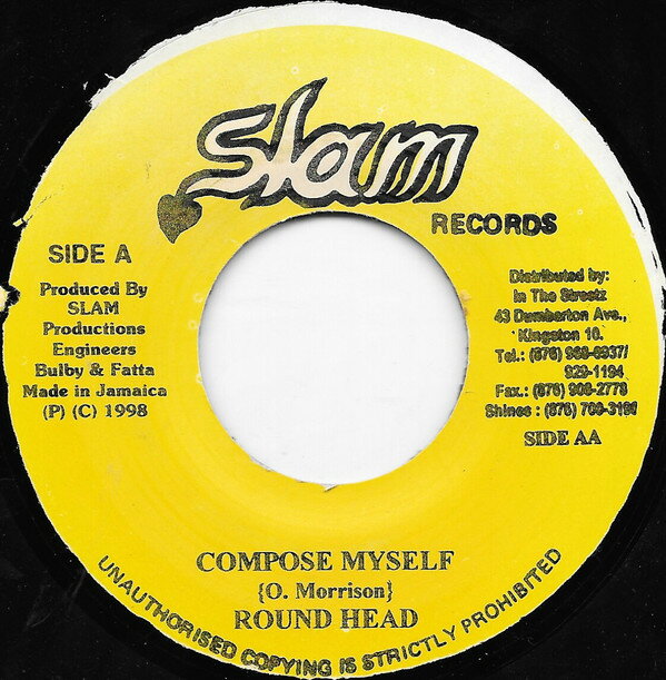 【中古】ジャマイカ7" Round Head / General B Compose Myself / Preaure Dem NONE Slam Records (2) /00080