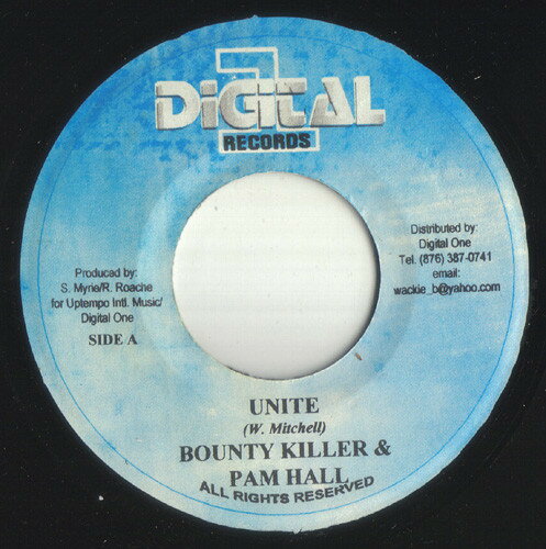 ジャマイカ7" Bounty Killer &amp; Pam Hall / Amin Brasco Unite / Nah Do Weh Dem Do NONE Digital One Records /00080