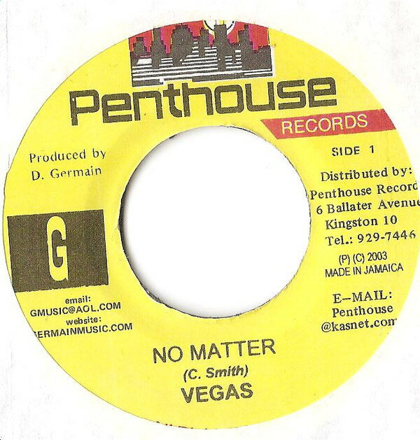 【中古】ジャマイカ7" Mr. Vegas No Matter NONE Penthouse Records /00080