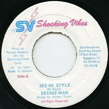 Artist Name: R - 【中古】ジャマイカ7" Beenie Man See Mi Style none Shocking Vibes /00080