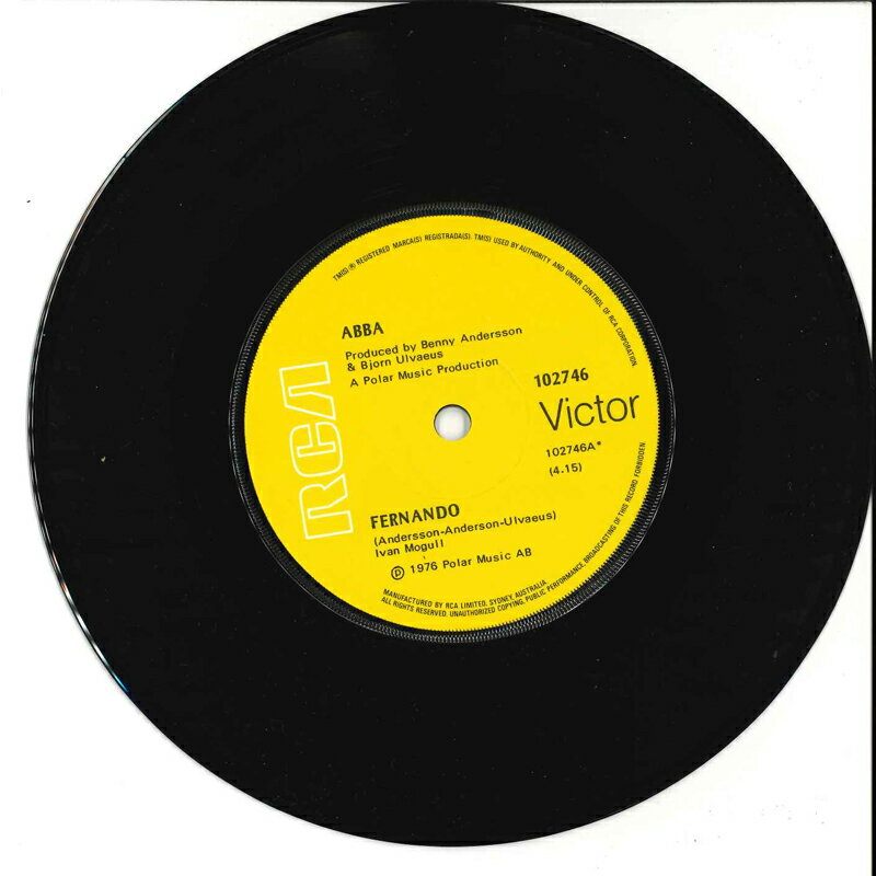 쥳ɥƥ ŷԾŹ㤨֡š۹7" ABBA Fernando / Tropical Loveland 102746 RCA /00080פβǤʤ493ߤˤʤޤ