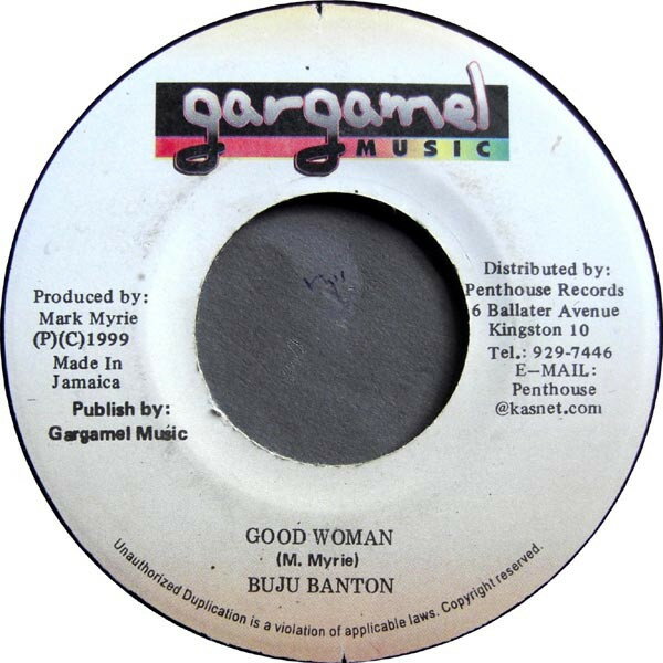【中古】ジャマイカ7" Buju Banton Good Woman NONE Gargamel Music /00080