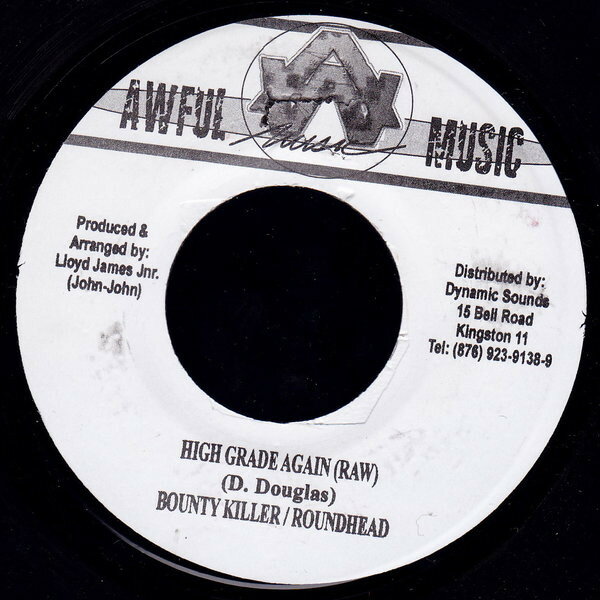Artist Name: R - 【中古】ジャマイカ7" Bounty Killer & Round Head High Grade Again NONE Awful Music /00080