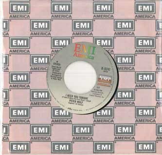 【中古】米7" Peter Wolf I Need You Tonight / Billy Bigtime B8241 EMIAMERICA /00080
