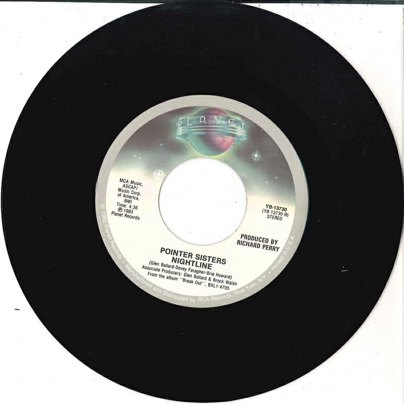 쥳ɥƥ ŷԾŹ㤨֡š7" Pointer Sisters Automatic / Nightline YB13730 PLANET /00080פβǤʤ493ߤˤʤޤ