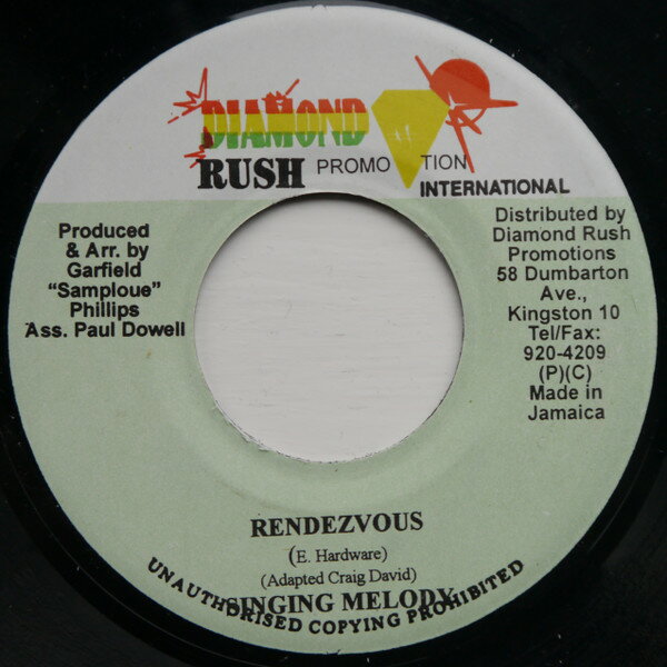 【中古】ジャマイカ7" Singing Melody Rendezvous NONE Diamond Rush Promotion International /00080