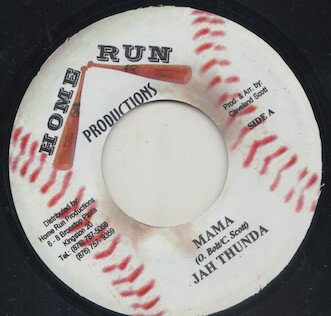 【中古】ジャマイカ7" Jah Thunder Mama NONE Home Run Productions /00080 【中古】ジャマイカ7" Jah Thunder Mama NONE Home Run Productions /00080