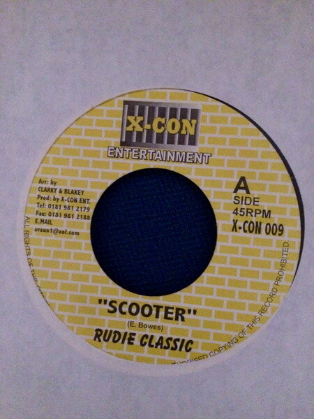 【中古】ジャマイカ7" Rudie Classic Scooter XCON009 X-con Entertainment /00080