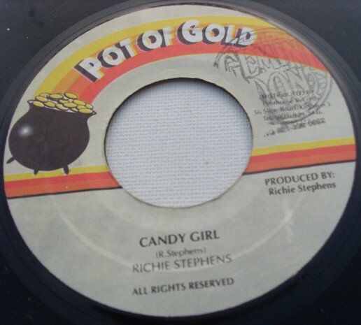 Artist Name: W - 【中古】7” Richie Stephens Candy Girl NONE Pot Of Gold /00080
