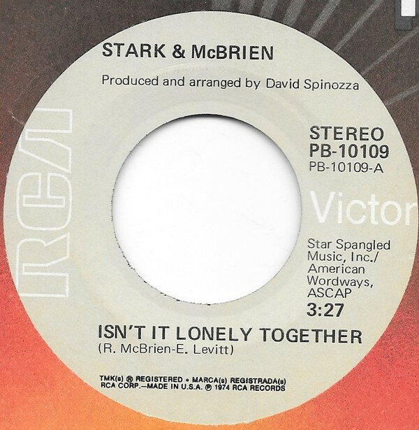 ・アーティスト Stark & McBrien ・タイトル Isn't It Lonely Together / A Page Torn Out Of Me ・レーベル RCA PB10109 ・フォーマット 7インチレコード ・コンディション(盤) 良い (VG+) ・コンディション(ジャケット) ・コンディション(帯) オビなし ・特記事項 サンプル画像です。実際の商品の画像ではありません 商品写真はバーコード/カタログ番号に対応したサンプル画像ですので、お送りする商品の画像ではありません。帯やライナーなどの付属品は、特記事項に記載されている場合のみ含まれます。プロモやカラーレコードなどの仕様についても、該当する場合のみ特記事項に記載しています。 【ご購入前に必ずご確認ください】 ・本店サイト(www.recordcity.jp)とは価格、送料が違います ・本店サイト、その他支店のオーダーとは同梱発送できません ・別倉庫から発送しているため、店頭受け渡しは対応しておりません ・一部商品は他の通販サイトでも販売しているため、ご注文のタイミングによっては商品のご用意ができない場合がございます。 ・土日祝日はお休みです 金曜・祝前日9時以降のご連絡またはご入金は、返答または発送が週明け・祝日明けに順次対応となります。 ・ご購入後のキャンセル不可 ご購入後のキャンセルはいかなる理由においてもお受けできません。ご了承の上、ご購入くださいませ。 ・日本郵便(ゆうパック/ゆうメール)によるお届けになります。 ・中古品であることをご理解ください 当ストアではお客様よりお譲りいただいた中古商品を主に販売しております。中古品であることをご理解の上ご購入ください。また、一部商品はRecordCityオンラインストアで試聴可能です。 ・返品について お客様のご都合による返品は一切承っておりません。 表記の内容と実際の商品に相違がある場合、また針飛び等で返品・返金をご希望される場合は、商品の到着後1週間以内にご連絡ください。商品の返送をこちらで確認後、キャンセル・返金を行います。 コンディションVG以下の商品は返品できません。プレイに影響のない表面のこすれ傷、プレス起因のノイズ盤は返品の対象外です。 【コンディション表記】 ・ほぼ新品(M-)(Like New) 完全な新品。未使用。当店ではほぼ使用しません ・非常に良い(EX)(Excellent) 中古盤として美品な状態。わずかな経年を感じるものの傷みを感じさせない、当店基準で最高の状態 ・良い(VG+)(Very Good Plus) 丁寧に扱われた中古品で、軽い使用感がみられる。 ・可(VG)(Acceptable) 使い込まれた中古品で、「良い」よりもさらに使用感がみられる。 ・悪い(VG-)(Bad) 状態が悪いアイテム。使用の保障はなく、再生不可、針飛び、目立つノイズがあるかもしれない。状態によるクレーム不可。返品不可。 ・非常に悪い(G)(Very Bad) 「悪い」よりさらに状態が悪いアイテム。使用の保障はなく、再生不可、針飛び、目立つノイズがあるかもしれない。状態によるクレーム不可。返品不可。 ・ジャンク(Fair)(Junk/Fair) 割れている、反っている、水ダメージがある、カビ、ジャケットが分離している、ひどい書き込み、ひどい擦れなど最低の状態。使用の保障はなく、再生不可、針飛び、目立つノイズがあるかもしれない。状態によるクレーム不可。返品不可。 ・ジャンク(Poor)(Junk/Poor) 割れている、反っている、水ダメージがある、カビ、ジャケットが分離している、ひどい書き込み、ひどい擦れなど最低の状態。使用の保障はなく、再生不可、針飛び、目立つノイズがあるかもしれない。状態によるクレーム不可。返品不可。