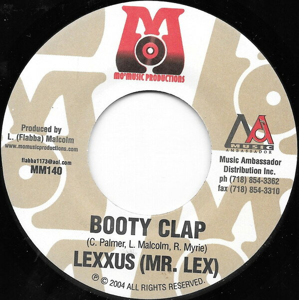 【中古】ジャマイカ7" Lexxus / Bling Dawg Booty Clap / So It Set NONE Mo Music Productions, Mo Music Productions /00080