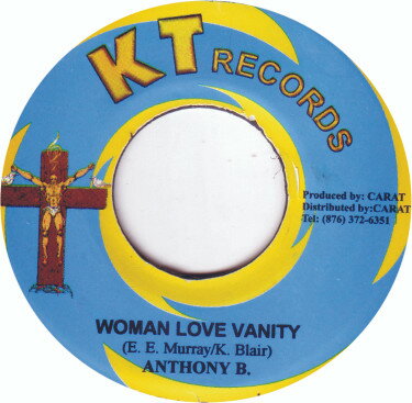 【中古】ジャマイカ7" Anthony B Woman Love Vanity NONE KT Records /00080 【中古】ジャマイカ7" Anthony B Woman Love Vanity NONE KT Records /00080