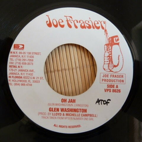Artist Name: C - 【中古】ジャマイカ7" Glen Washington Oh Jah VPS8626 Joe Frasier /00080