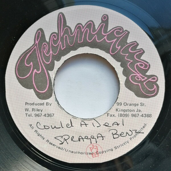 【中古】ジャマイカ7&quot; Spragga Benz Could A Deal NONE Techniques /00080
